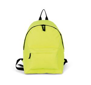 Kimood KI0130 - Klassisk rygsæk Fluorescent Yellow / Black