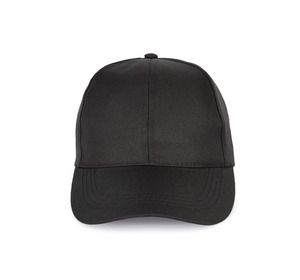 K-up KP156 - 6 panel polyester cap Black