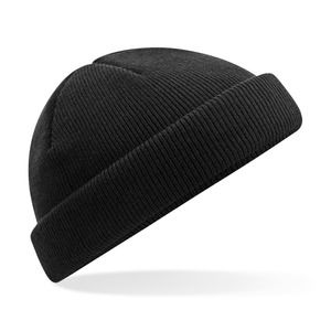 Beechfield B43R - Recycled fisherman-style beanie Black