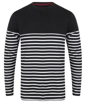 Front Row FR134 - Long sleeve Breton t-shirt