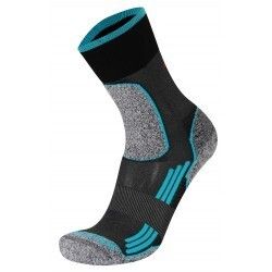 RYWAN RY1066 - No Limit Walk socks Black / Turquoise