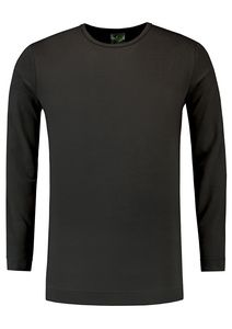 Lemon & Soda LEM1265 - Ls T-shirt med rund hals til mænd Dark Grey