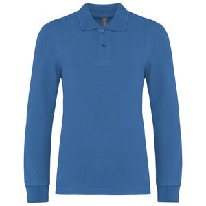 Kariban K269 - Kids' long-sleeved polo shirt Light Royal Blue