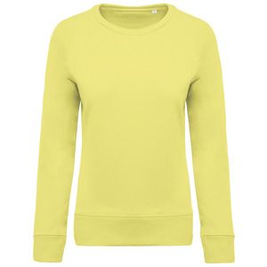 Kariban K481 - Økologisk sweatshirt med rund hals til damer Lemon Yellow