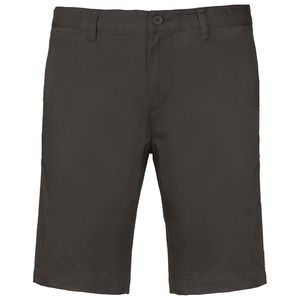 Kariban K750 - Mænds Chino Bermuda Dark Grey