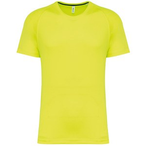 Proact PA4012 - Herre sportst-shirt med rund hals Fluorescent Yellow