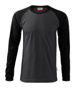 Malfini 130 - Street Ls T-shirt til mænd ebony gray