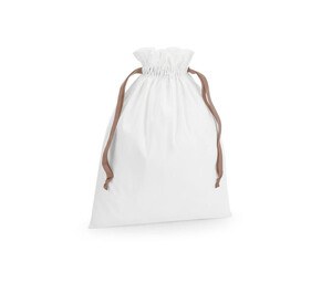 WESTFORD MILL WM121 - COTTON GIFT BAG WITH RIBBON DRAWSTRING