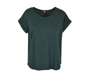 Build Your Brand BY036 - Langærmet T-shirt til kvinder Bottle Green