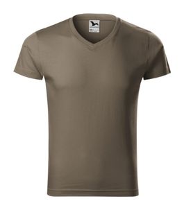 Malfini 146C - T-shirt med V-udskæring til mænd, lim-fit