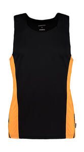 Gamegear KK973 - Gamegear Cooltex Sports Vest Black/Fluorescent Orange