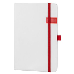 EgotierPro 38509 - A5 Notebook med PU-cover, Elastiklukning STOCKER