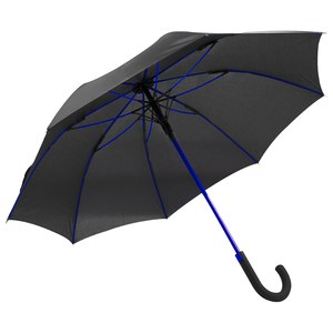 EgotierPro 39513 - Vindtæt Paraply 105 cm Automatisk Pongee BREEZE