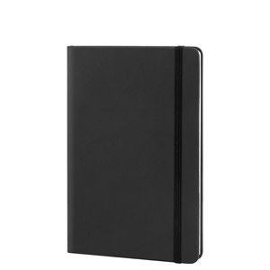 EgotierPro 39567 - A5 Notebook med PU omslag og elastikband LINED