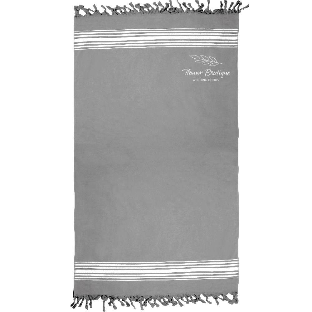 EgotierPro 50026 - Pareo Håndklæde, Dobbeltvævet, 90 x 160 cm ISOLA