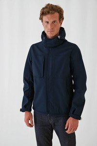 B&C CGJM950 - Softshell jakke med hætte