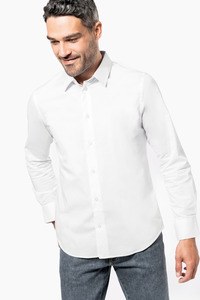 Kariban K529 - Langærmet bomuld / elastisk skjorte