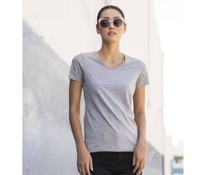 Skinnifit SK122 - T-shirt med V-udskæring til kvinder