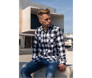 Build Your Brand BY031 - Flannel skjorte