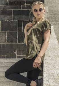 Build Your Brand BY064 - Camouflage T-shirt til kvinder