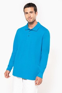 Kariban K256 - Langærmet Pique poloshirt til mænd