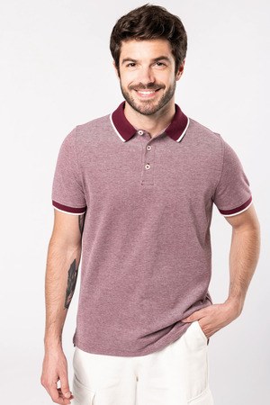 Kariban K266 - Herre tofarvet poloshirt