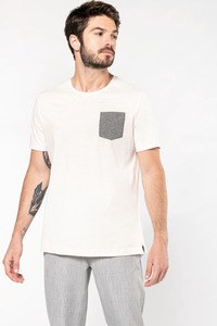 Kariban K375 - Økologisk T-shirt i bomuld med lomme