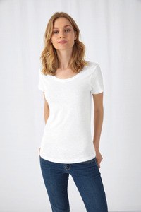 B&C CGTW047 - Organic Slub Inspire T-shirt til kvinder