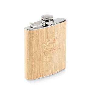 GiftRetail MO6356 - HIPHIP Bamboo slim hip flask 170ml