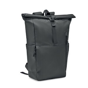 GiftRetail MO2051 - VALLEY ROLLPACK 300D RPET-rygsæk med rulletop