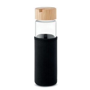 GiftRetail MO2106 - TINAROO Glasflaske med bambuslåg 600ml