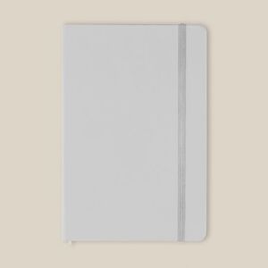 EgotierPro 39567 - A5 Notebook med PU omslag og elastikband LINED