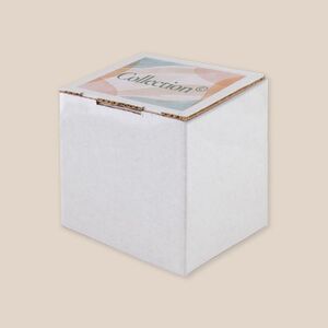 EgotierPro 52091 - Selvsamlende hvid belagt papkasse til krus CUPPA