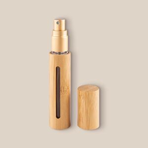 EgotierPro 52503 - Bambus Parfume Sprøjte med Glas 10ml RHIN